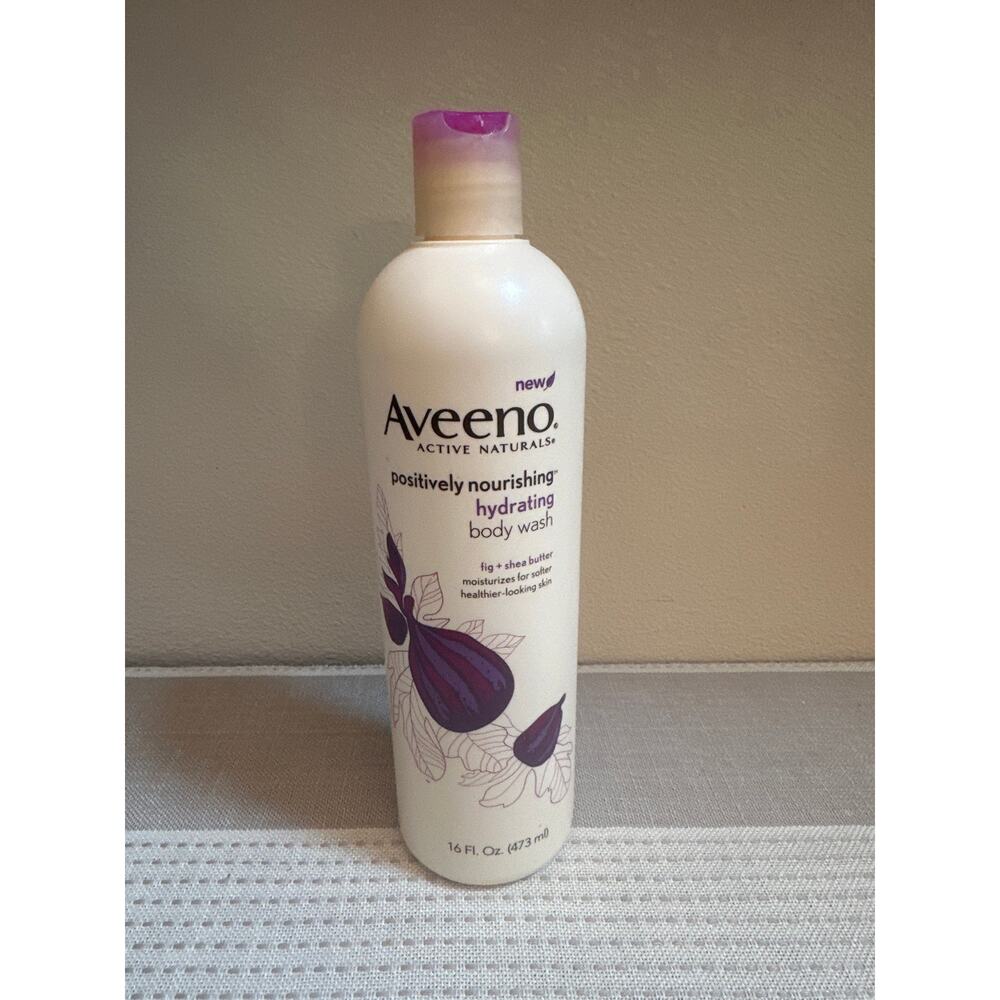 Aveeno Active Naturals Discontinued Fig+Shea Butter Body Wash 16 Fl oz